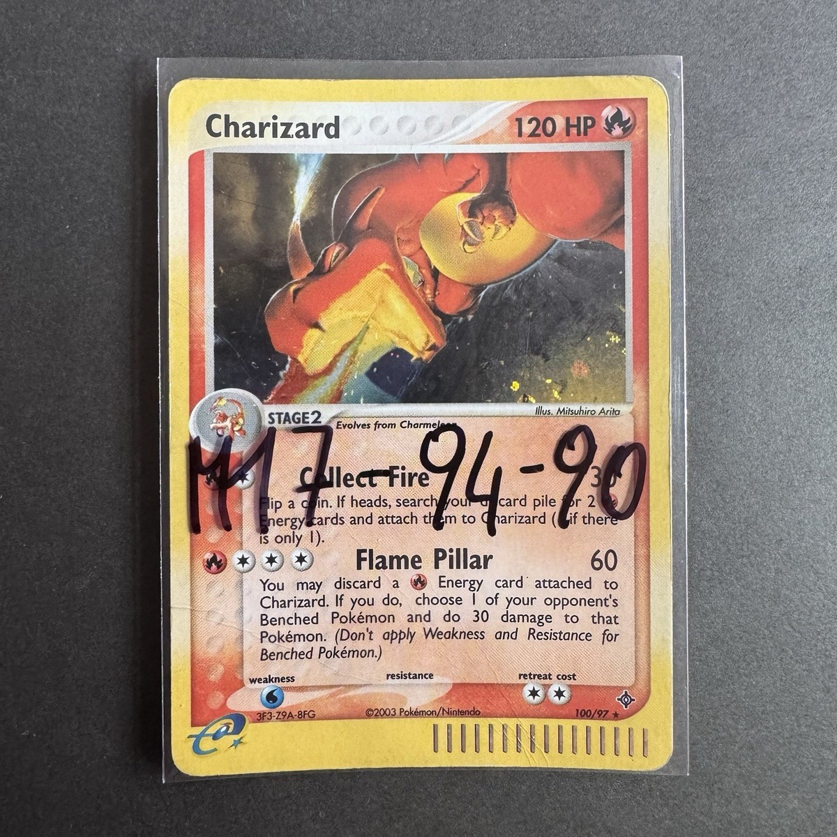 Charizard 100/97 EX Dragon Holo Ultra Secret Rare Pokemon TCG