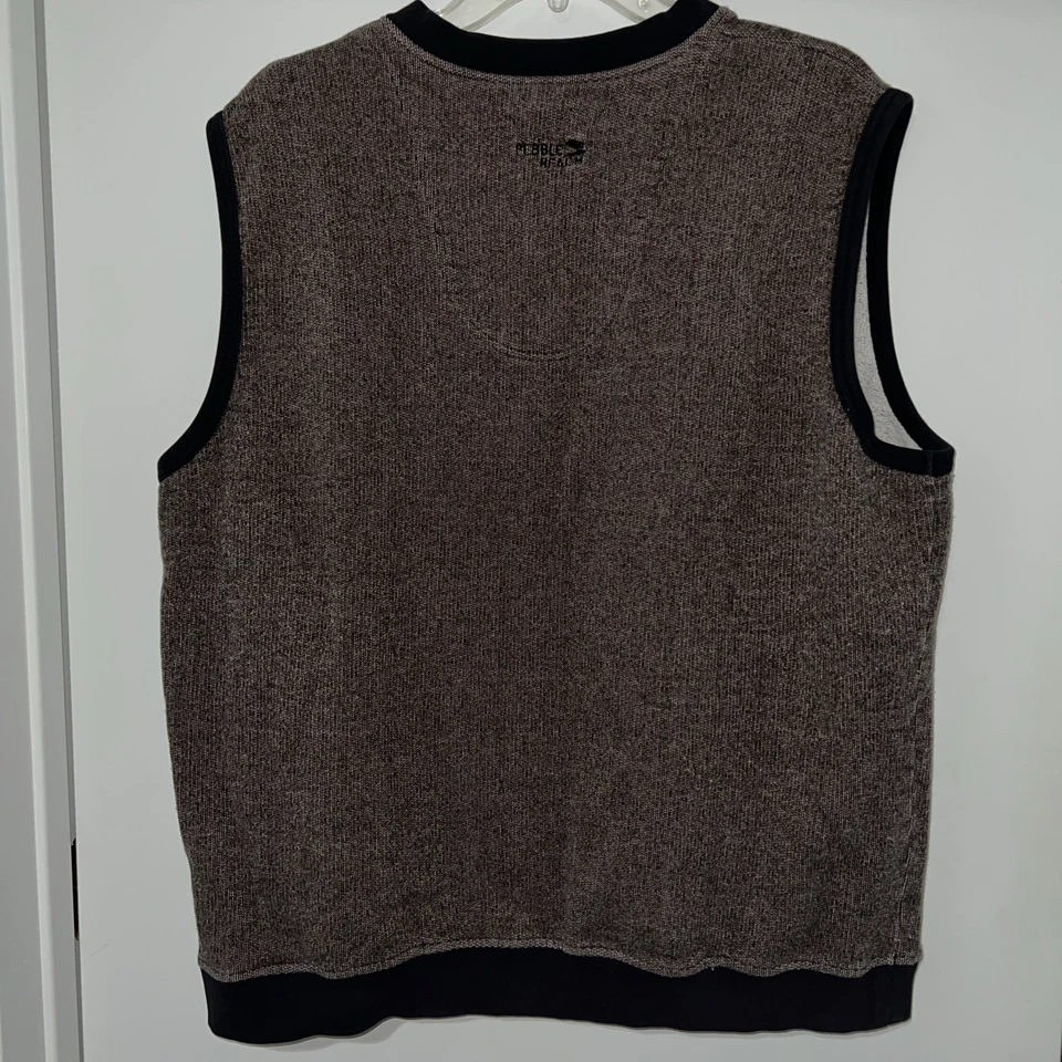 Pebble Beach Men’s Golf Sweater Sweatshirt Vest Size XXL - Image 3 of 4