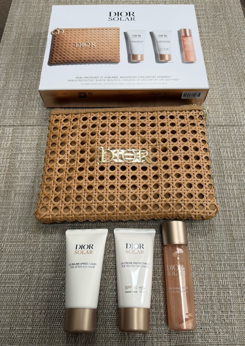 Dior Solar Set Protective Creme SPF 50 Sunscreen, After Balm, Oil