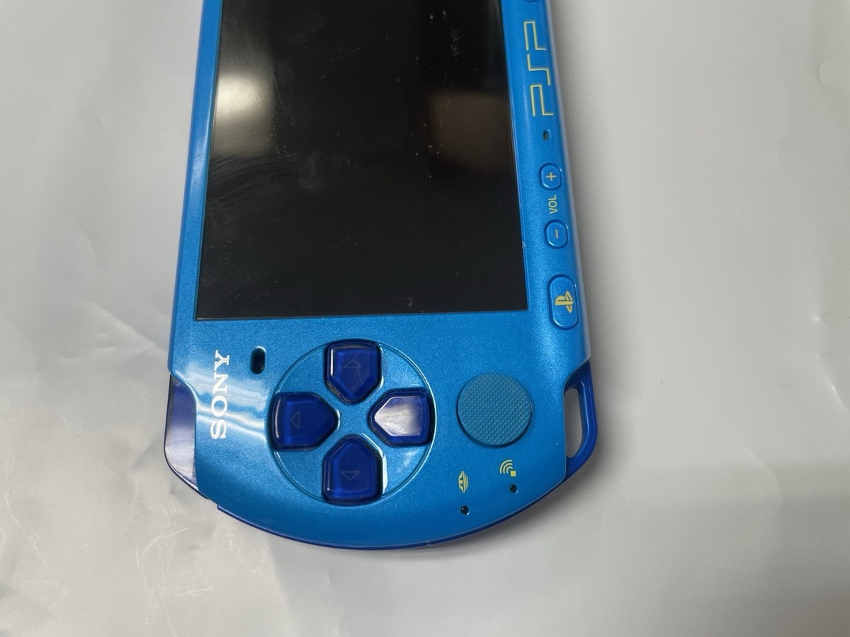 Sony PSP-3000 Playstation Portable Console - Sky Blue/Marine Blue