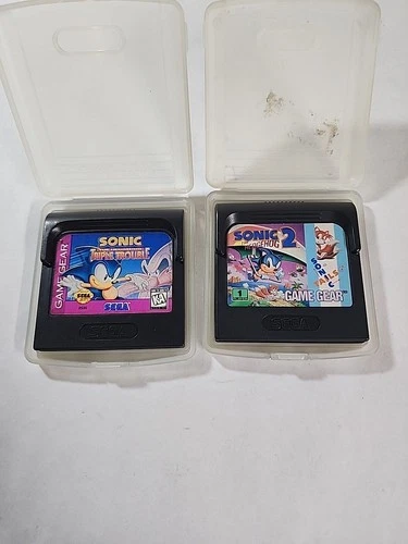 Sonic: Triple Trouble, Sonic 2, Sega Game Gear Lot Of 2 Games