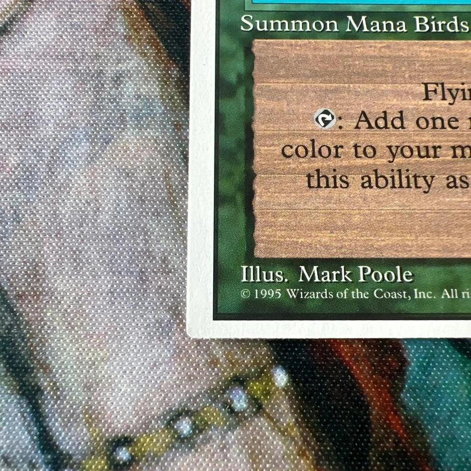 MTG Birds of Paradise 4th Edition English Misprint Card Rare Magic - Image 3 of 3