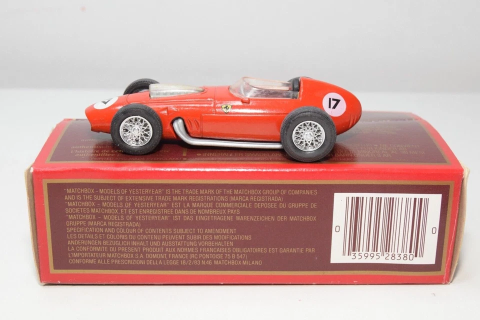 B55 1:43 MATCHBOX YESTERYEAR Y-16 Y16 FERRARI DINO 246/V12 AUTO DA CORSA... - Immagine 2 di 4