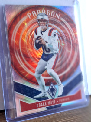 2025 Phoenix Paragon Silver Refractor #7 - Drake Maye - Rookie - Patriots
