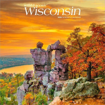 BrownTrout,  Wisconsin Wild and Scenic 2026 Wall Calendar