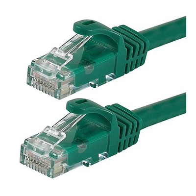 MONOPRICE 9869 Patch Cord,Cat 6,Flexboot,Green,10 ft. 38F985