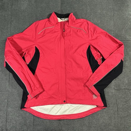 Novara Cycling Jacket Womens XL Pink Black Nylon Polyester Active - Picture 1 of 14