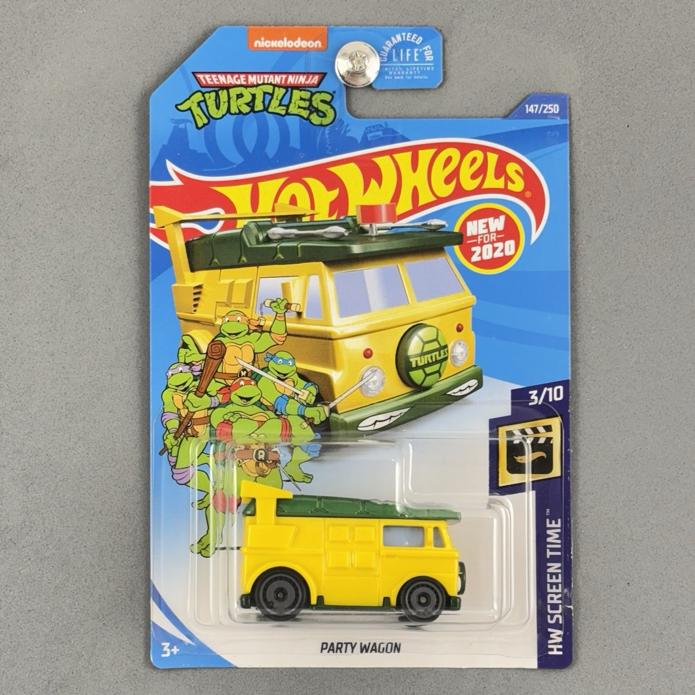 2020 Hot Wheels Party Wagon Teenage Mutant Ninja Turtles 3/10 First Release NEW