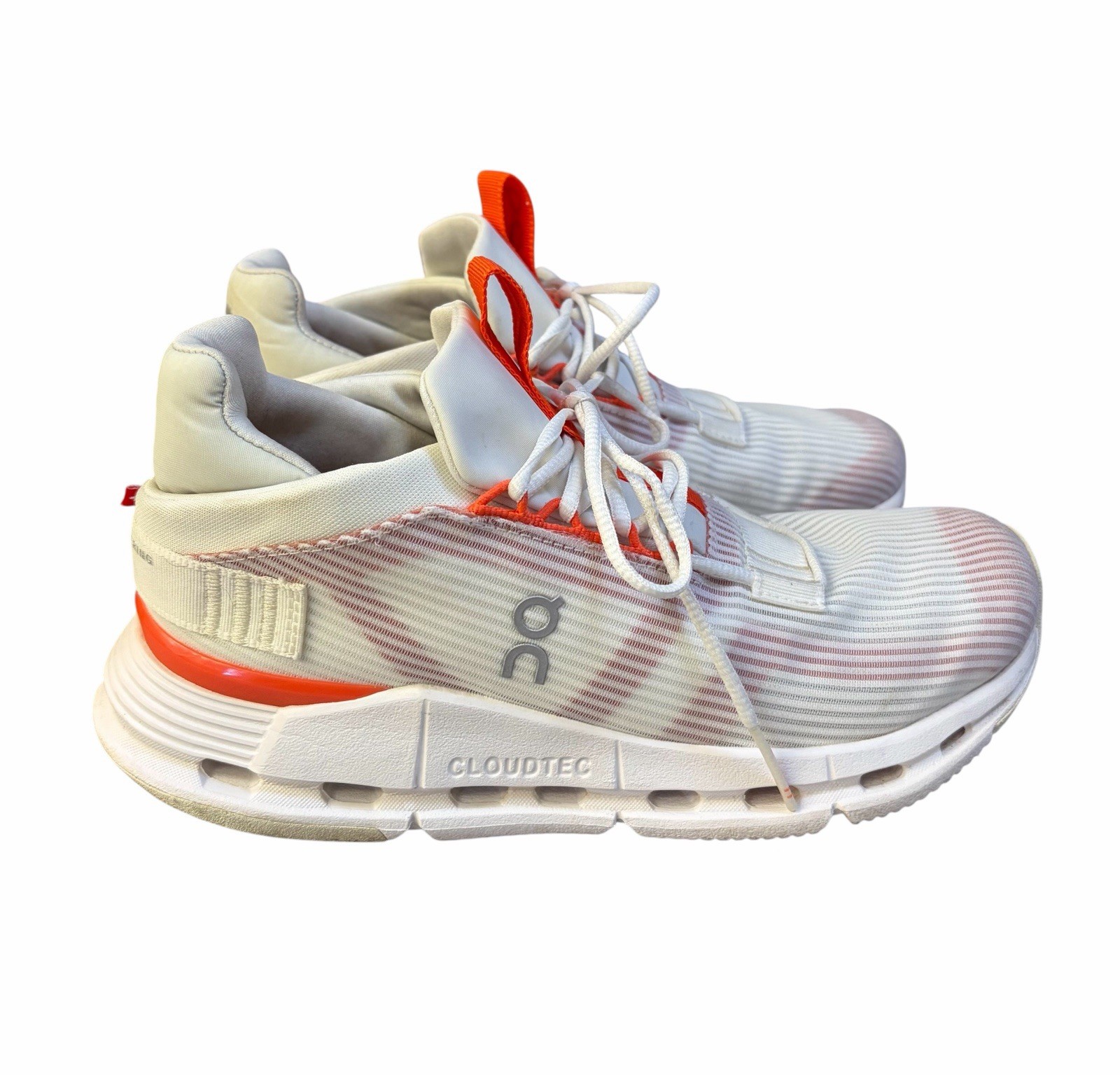 On Cloudnova Undyed White Flame Cloudtec Running … - image 2