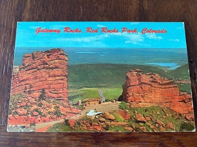 Gateway Rocks Red Rocks Park Colorado CO Postcard