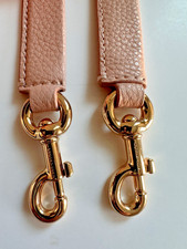 20" NEW MARC JACOBS PINK ROSE LEATHER HANDLE REPLACEMENT STRAP GOLD HW RARE