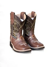 Brand New Baby Cowboy Leather Boots - Herradura - Size 8C