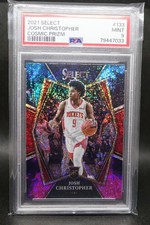 2021-22 Panini Select Josh Christopher Premier #133 ROOKIE  Cosmic Prizms PSA 9