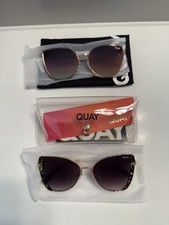 Quay Australia Women s Oversized Glasses 2 Pairs NEW
