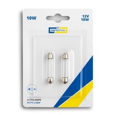 2x CARTECHNIC Kennzeichenbeleuchtung Birnen 12V 10W 40 27289 00594 2