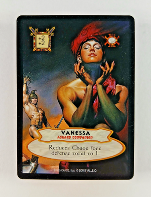 Vanessa - Hyborian Gates CCG card (1995 Cardz) Boris Vallejo TCG, Ultra Rare