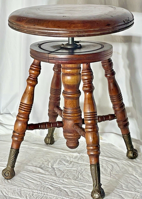 charles parker社製 クロウレッグのピアノスツール charles parker社製