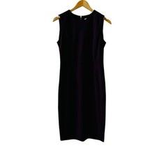 Calvin Klein Aubergine Sleeveless Sharyh Dress Size S Small