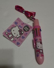 Bolígrafo Sanrio Hello Kitty 10 colores con patio de tierra: nuevo