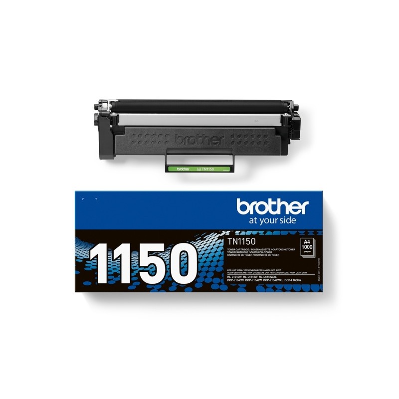 Brother TN1150 toner originale per Brother DCP L1640W,DCP L1642W,DCP L1660W,HL L