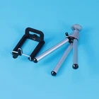  Portable Camera Tripod Stand Holder 3-Joint Adjustment with Phone Clamp Mount
