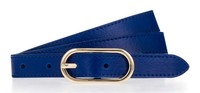 Tamaris Slim Belt W105 GüRtel Royal Blue Blau Neu