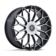 22x9 Asanti Black Wheels Ab051 Envoy Rims 5x112 Et38 1pc