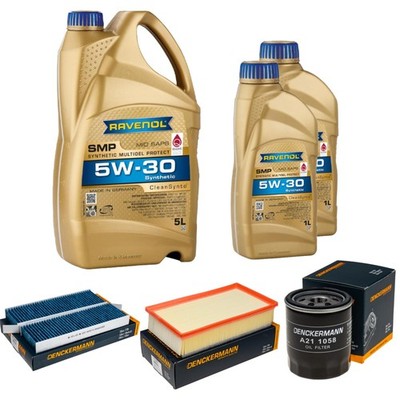 Inspektionspaket 7L 5W-30 für Peugeot Expert Kasten 2.0 BlueHdi 145 Traveller