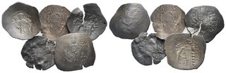 FITZ LOT OF 5 BYZANTINE BRONZE COINS TRACHY CONSTANTINOPLE ØNON413