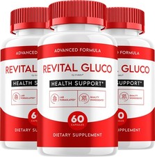 (3 Pack) Revital Gluco Capsules – RevitalGluco Natural Blend Glycogen Support