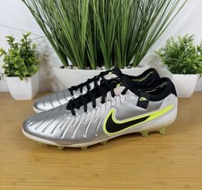 Nike Tiempo Legend 10 Elite Silver Sg Pro AC P Anti Clog HF4375-002 Size 7 New