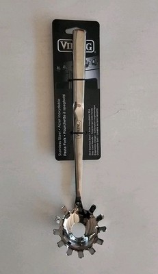 Viking Stainless Steel Pasta Fork Kitchen Utensil Cool Handle (NEW)