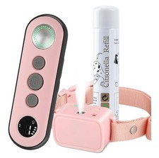 Citronella Dog Training Collar with Remote 3 Modes[Spray & Beep] Humane Recharge