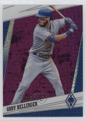 2020 Panini Chronicles Phoenix Purple Mojo 16/75 Cody Bellinger #10 o7m