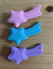 3 My Little Pony G1 Sternschnuppe B&uuml;rste Zubeh&ouml;r Mein kleines Ponie 80s Vintage