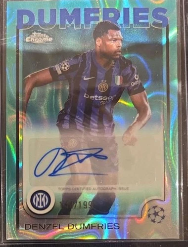 2024 Topps Chrome Denzel Dumfries RAW