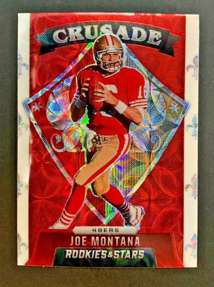 NFL Joe Montana ルーキーカード 2021 Panini Rookies & Stars - Joe Montana #CR-11 49ers - Red