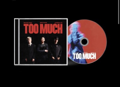 Too Much CD Single The Kid Laroi Feat JUNGKOOK Central Cee Black Cover - IN HAND
