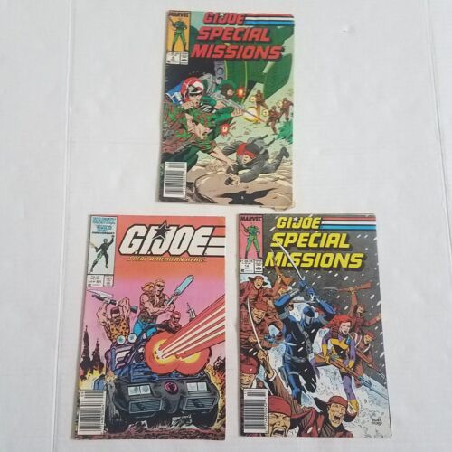 G.I. Joe & G.I. Joe Special Mission Lot of 3 Comic Books  - Picture 1 of 4