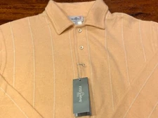 Avon Celli Polo Sweater Shirt 100 Cashmere Baby Soft Fabric NWT Size XL 