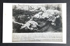 Romanov Massacre Communist Propaganda Postcard RPPC c1940s UNP