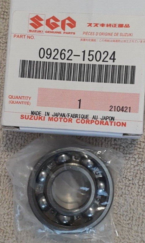 OEM GENUINE SUZUKI 09262-15024 OUTER FRONT WHEEL BEARING 15X35X11