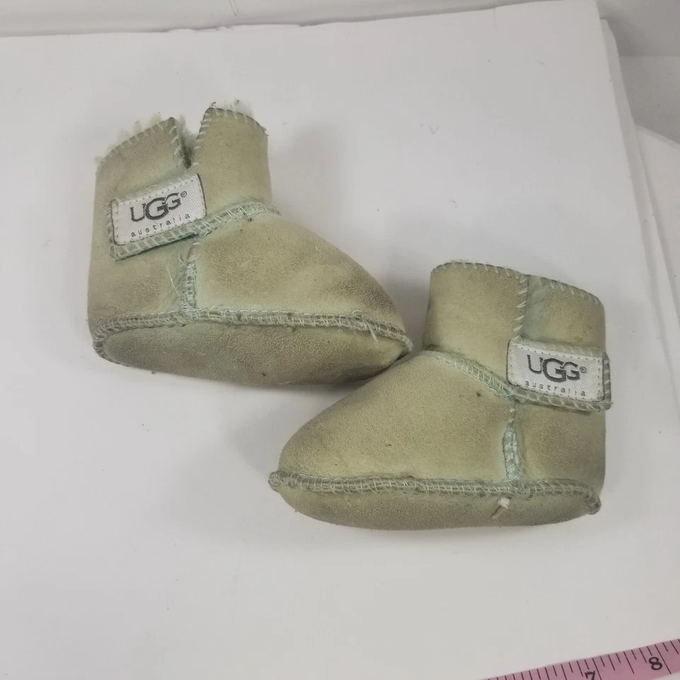 Ugg Australia Pull On Suede Sheepskin Boots 5202 Toddler US Size SMALL - Image 4 of 4
