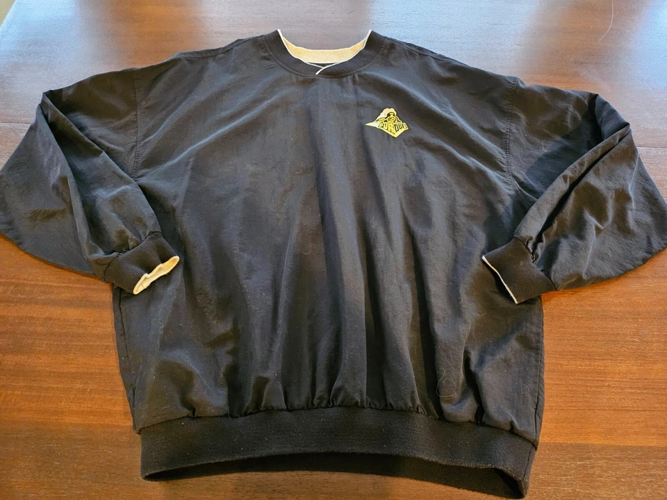 Pulôver masculino Antigua XL corta-vento preto gola V caldeiras Purdue - Imagem 4 de 4