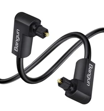 90 Degree Optical Audio Cable 3 ft Slim Digital Audio Optical Cable