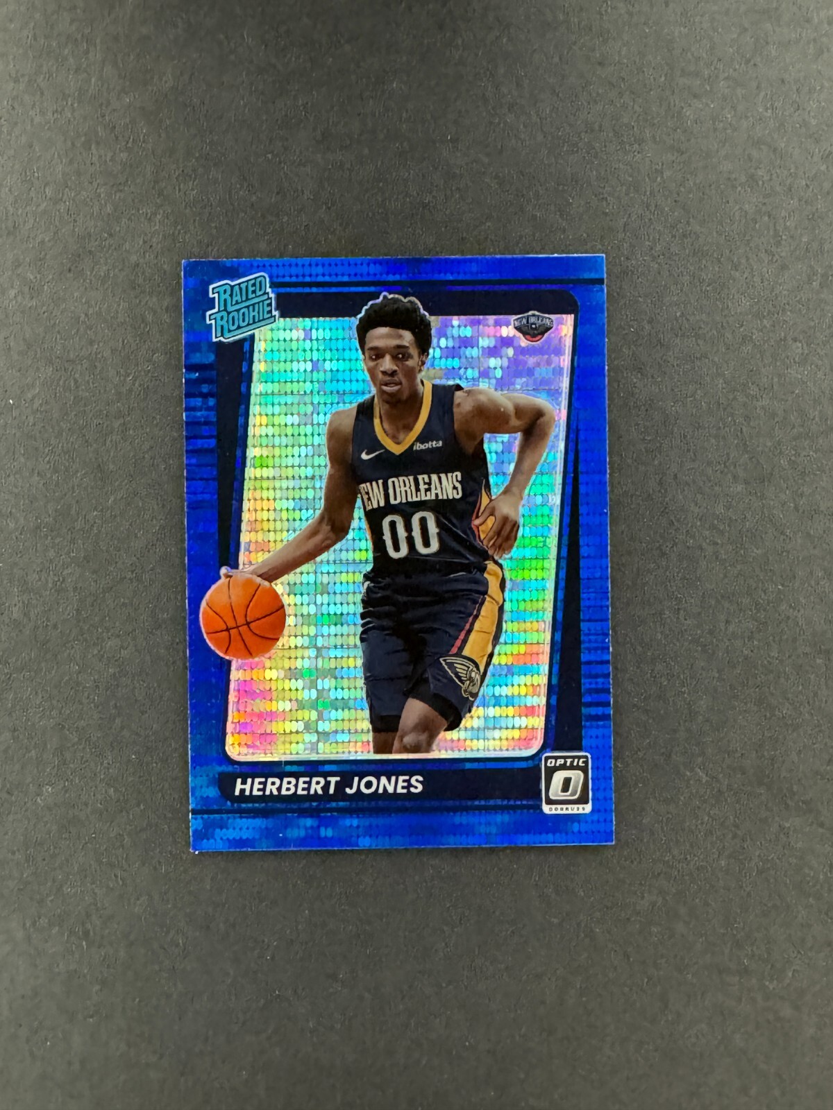 Herbert Jones 2021-22 Panini Donruss Optic Rated Rookie Blue Pulsar #157