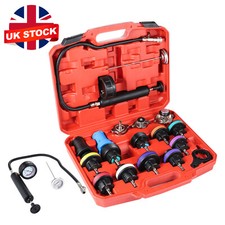 Water Tank Detector Pressure tester Pump 18Pcs Pressure Tester Kit Car