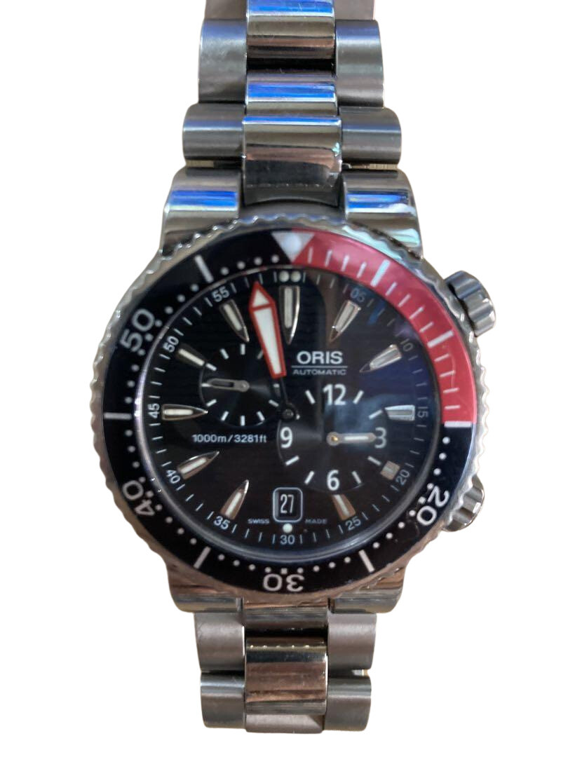 Oris Divers Men's Black Watch 649-7541P for sale online