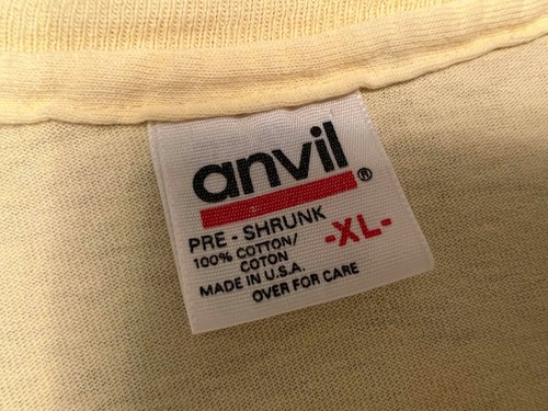 Single Stitch Tee Shirt Men's XL Aruba Dutch Caribbean Pale Yellow Graphic Logos - Picture 12 of 22