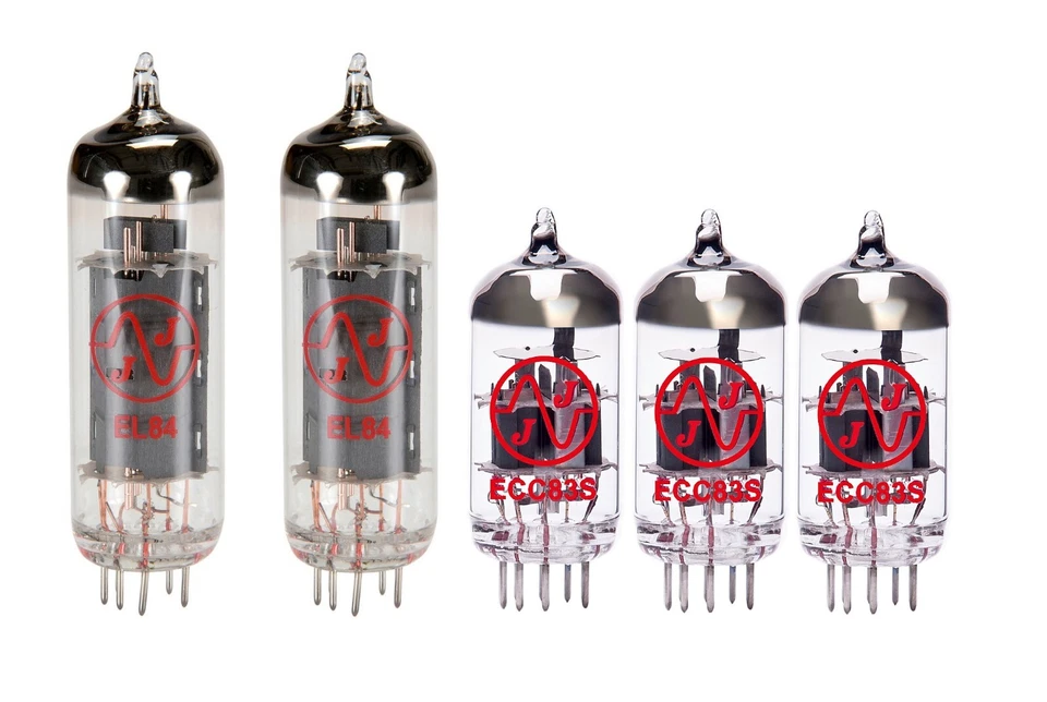 JJ Fender Blues Jr / Pro Jr Tube | Vox AC15 Upgrade Kit, 2x EL84, 3x 12AX7/ECC83 - Image 1 of 1